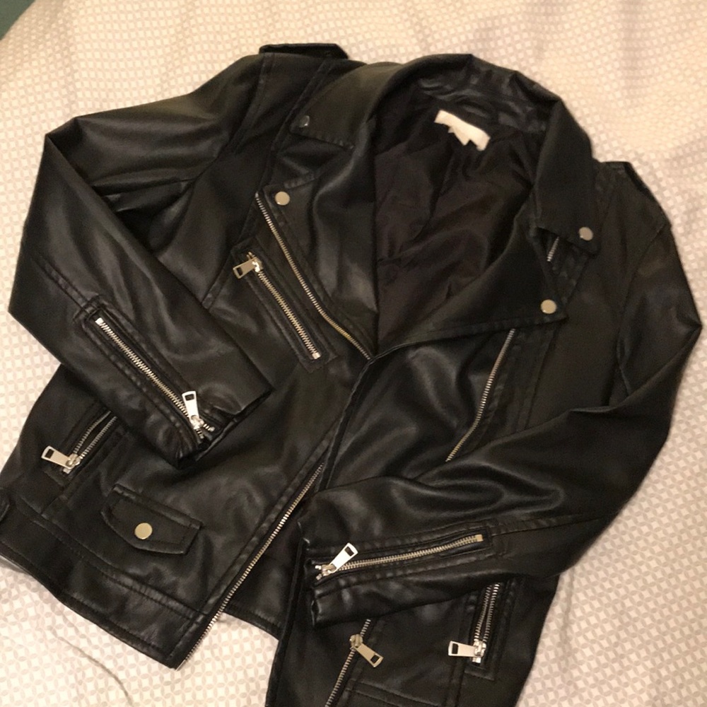H&M leather jacket